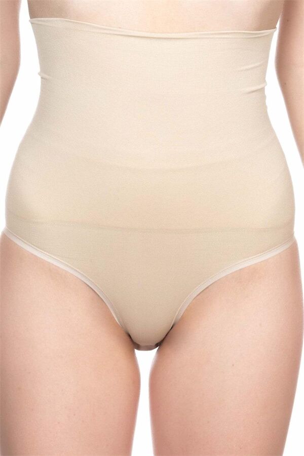 Ten Double Yüksek Bel Çıtçıtlı  Slip Korse